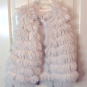 Girls Shabby Chic Button V-Vest ULN